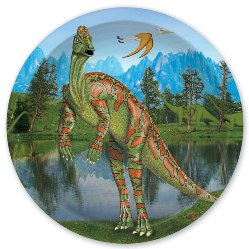 Old Dinosaur Dessert Plates (8 count)