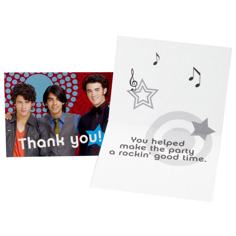 JONAS Thank You Cards (8 count)