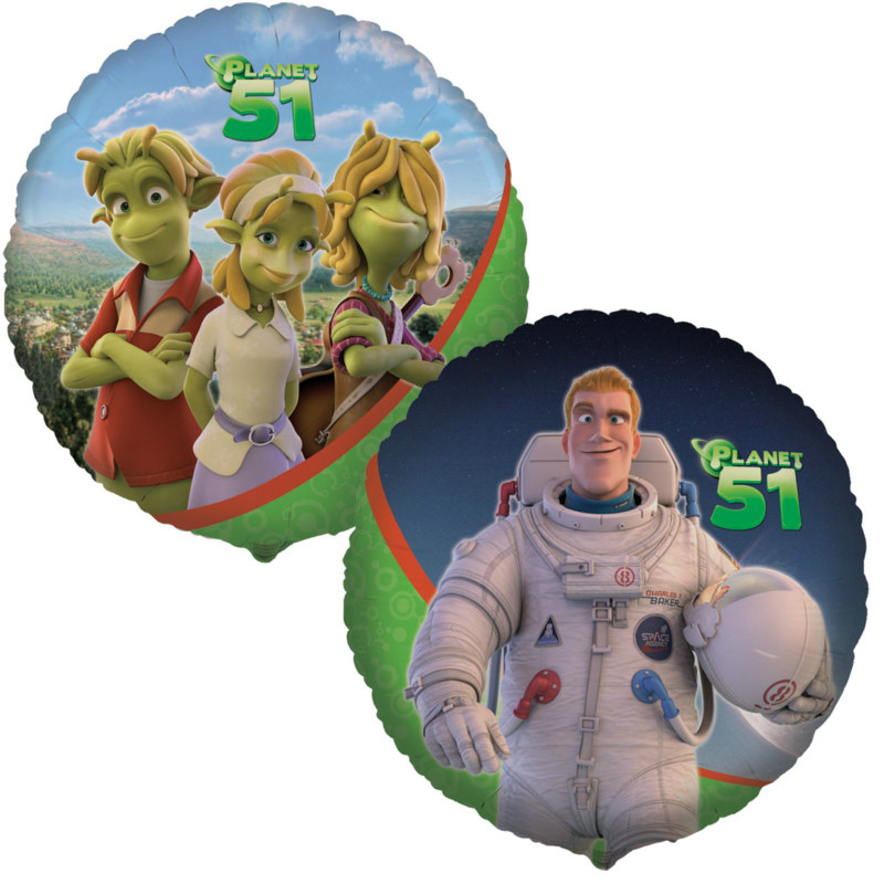 Planet 51- 18" Foil Balloon