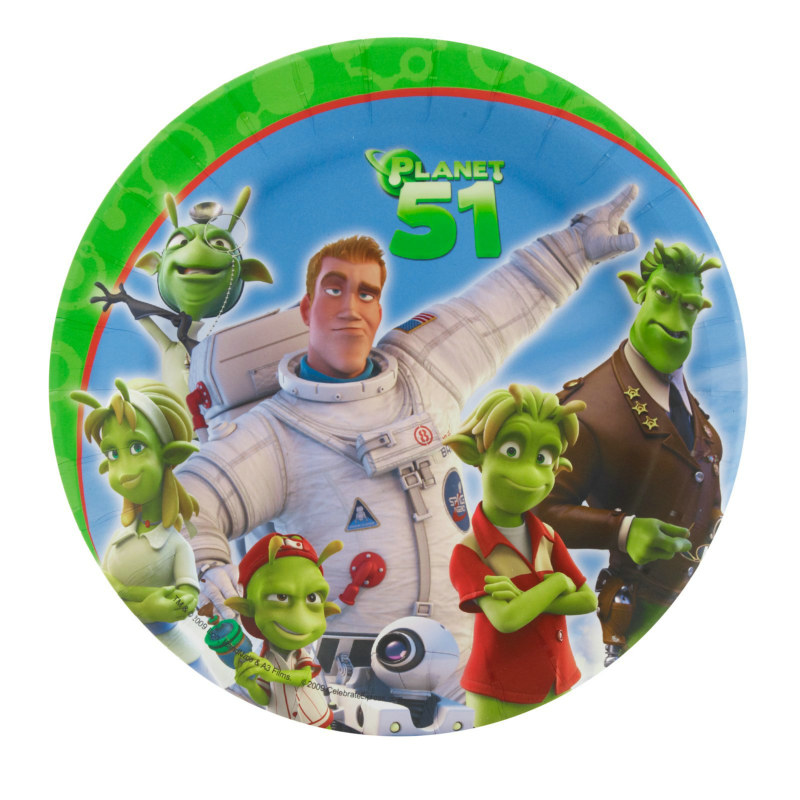 Planet 51 Dessert Plates (8 count)