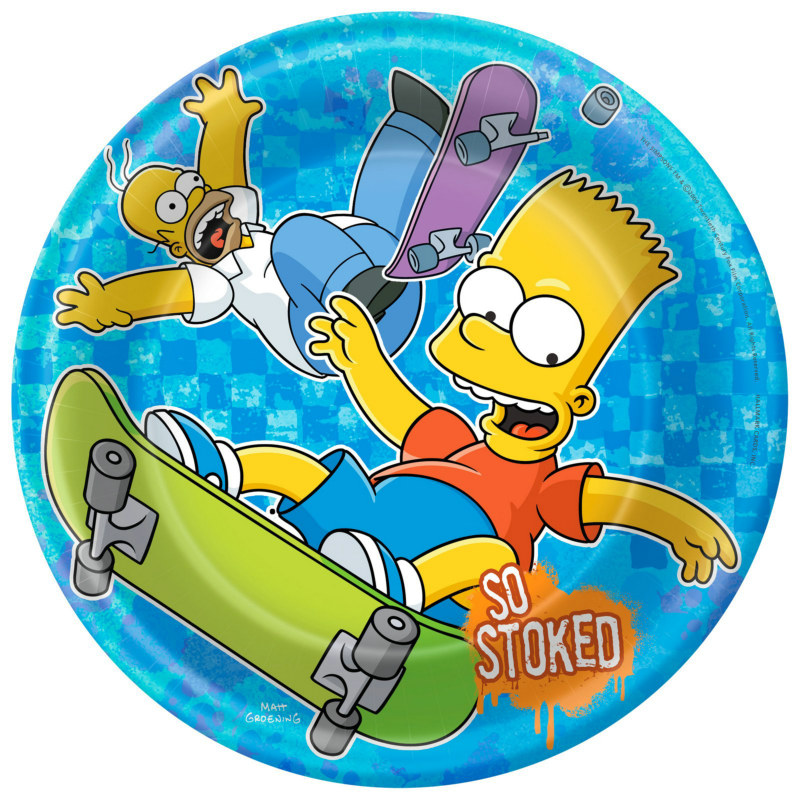 Simpsons Dinner Plates (8 count)