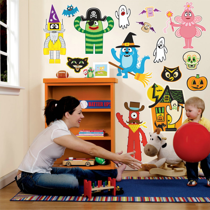 Yo Gabba Gabba! Halloween Giant Wall Decals