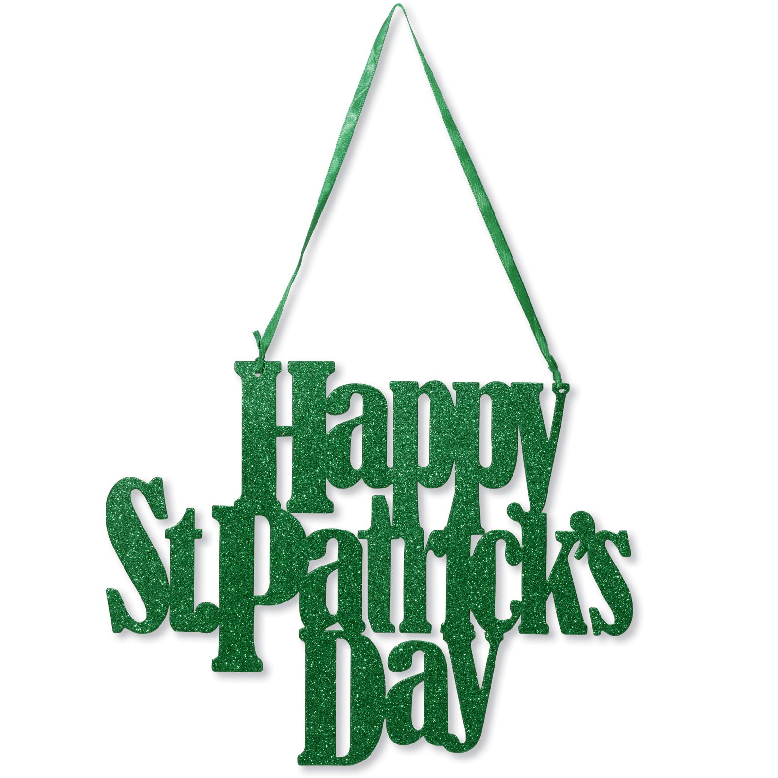 Happy St. Pat's Day Glitter Sign