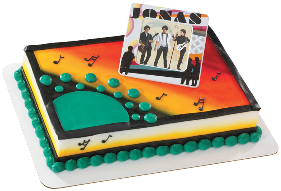 JONAS Locker Frame Cake Topper