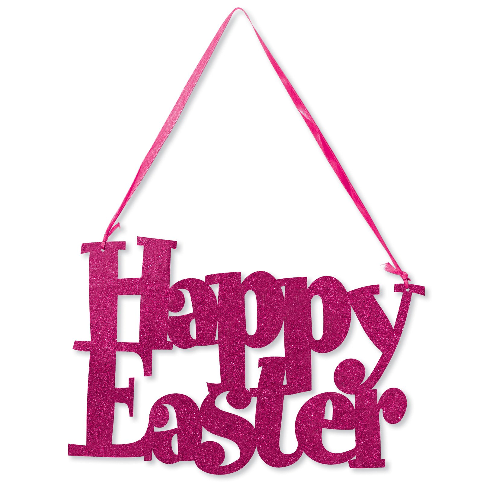 Happy Easter Glitter Sign