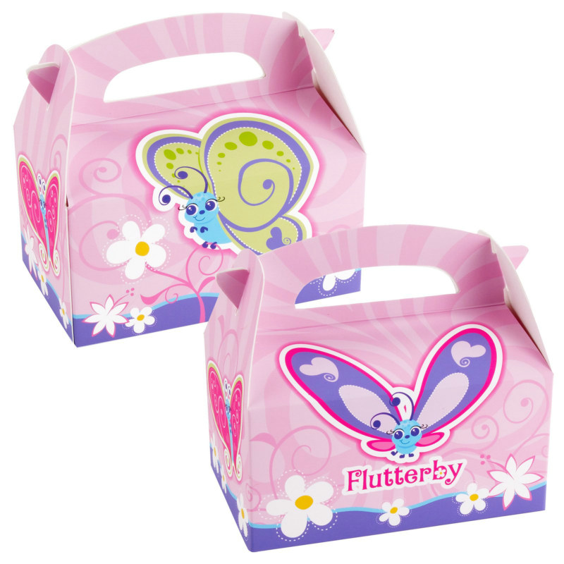 Flutterby Butterflies Empty Favor Boxes (4 count)