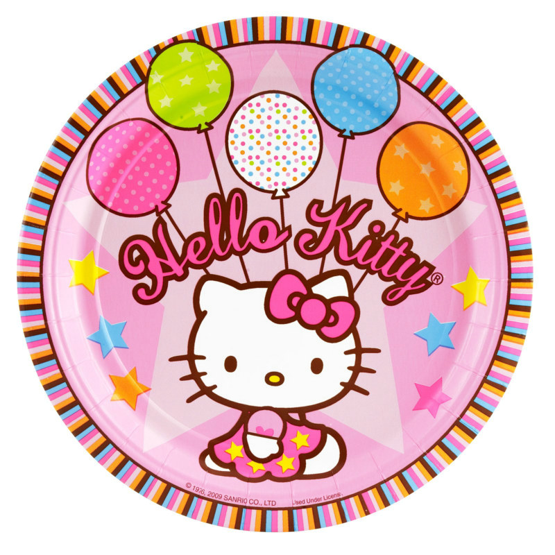 Hello Kitty Balloon Dreams Dinner Plates (8 count)