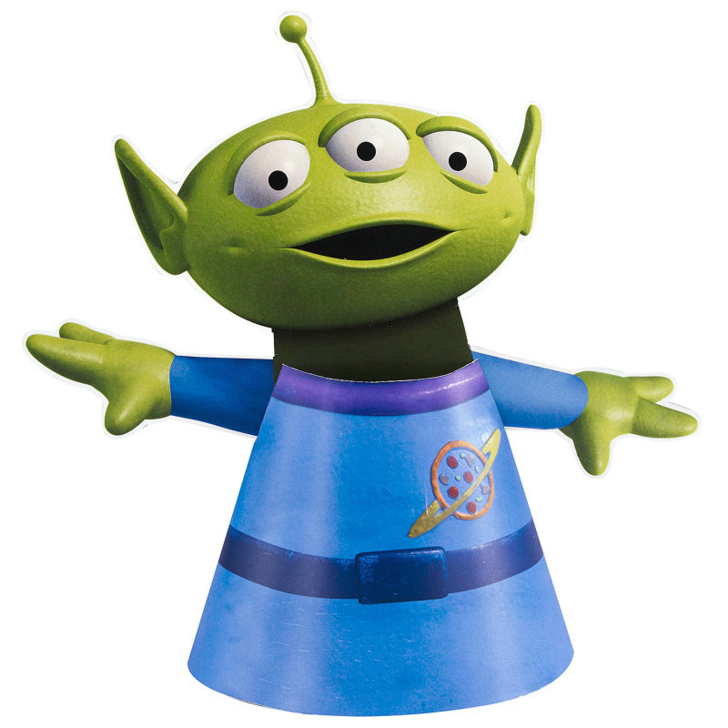 Toy Story 3 Alien Cone Hats (4 count)