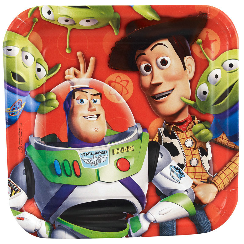 Toy Story 3 - 3D Dessert Plates (8 count)