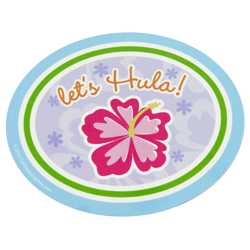 Hawaiian Girl Sticker Sheets (4 count)