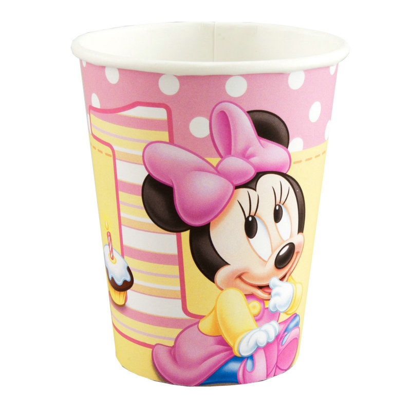 Minnie's 1st Birthday 9 oz. Cups (8 count)