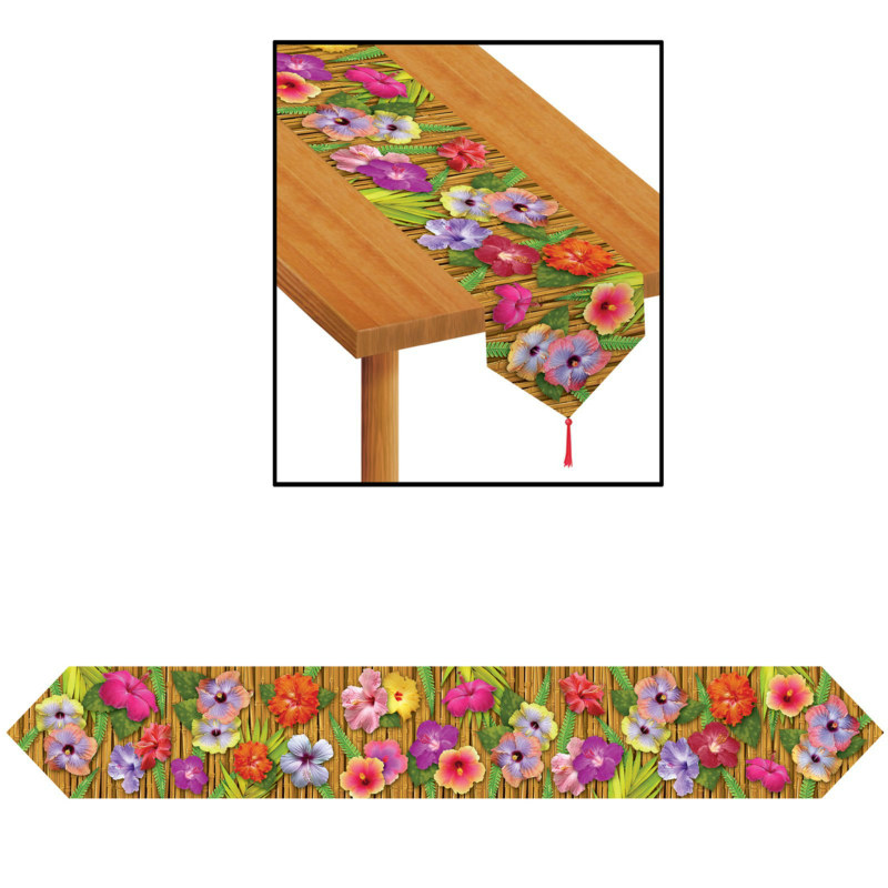 Printed 6' Luau Table Runner