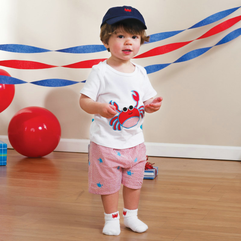 Crab T-Shirt and Shorts (18 Months)