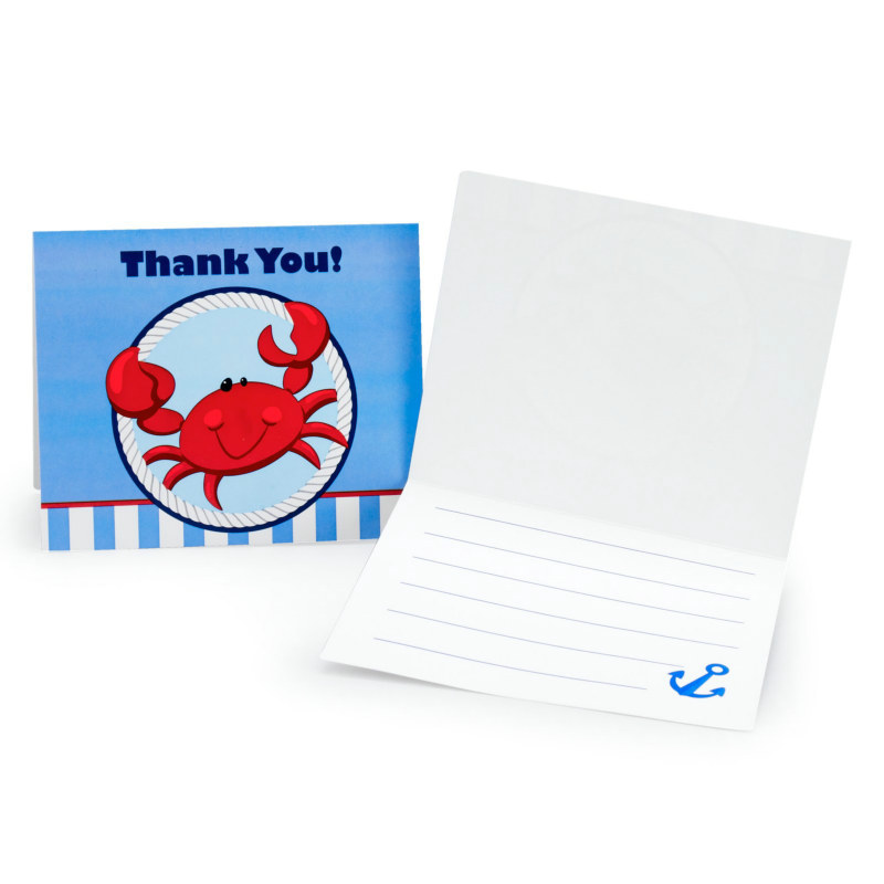 Anchors Aweigh Thank You Cards (8 count)