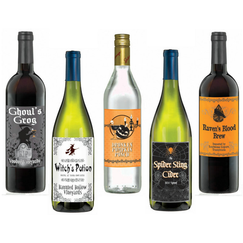 Wine Bottle Labels (5 count)