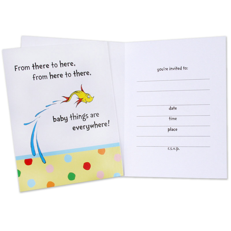 Baby Seuss Invitations (8 count)