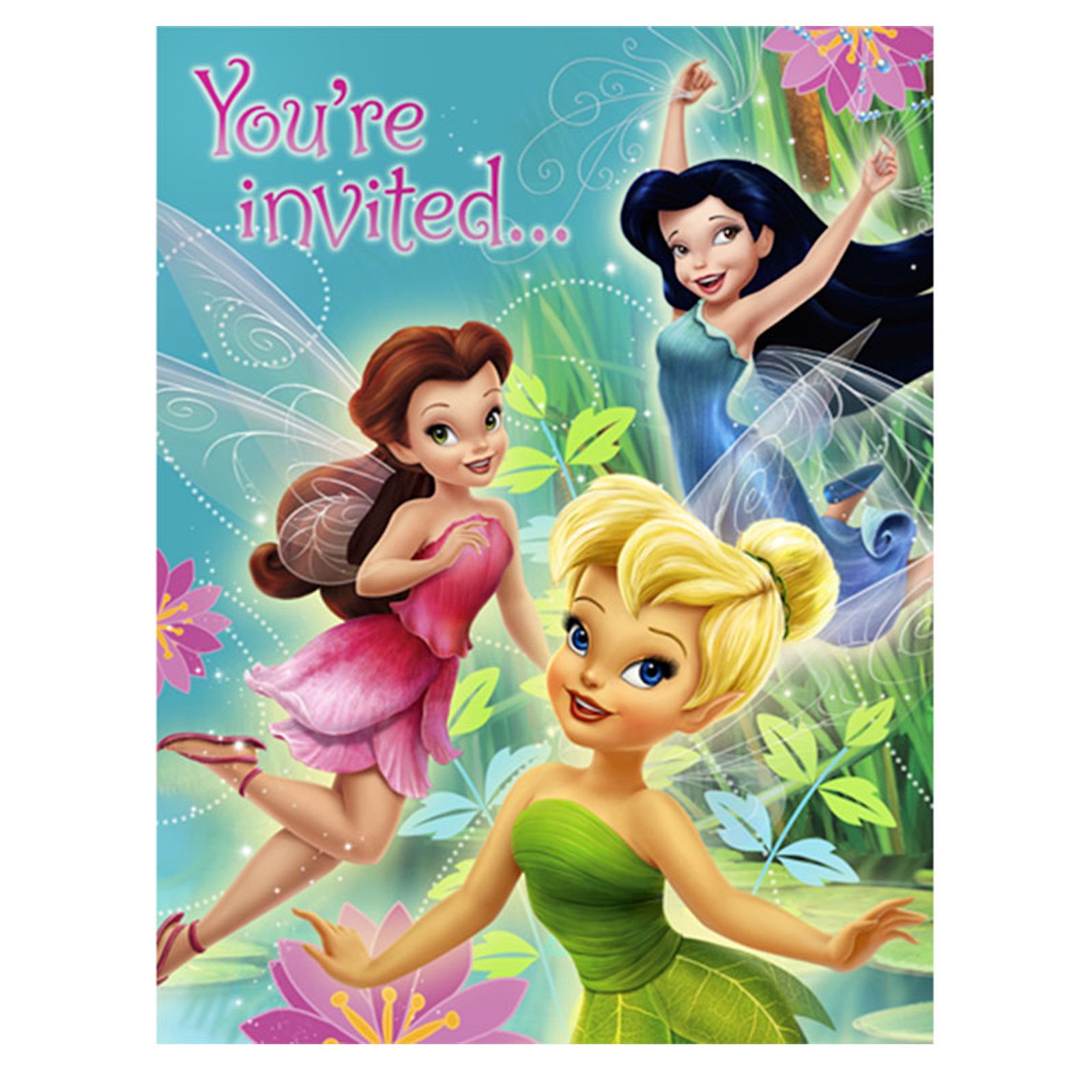 Disney's Fairies Invitations (8 count)