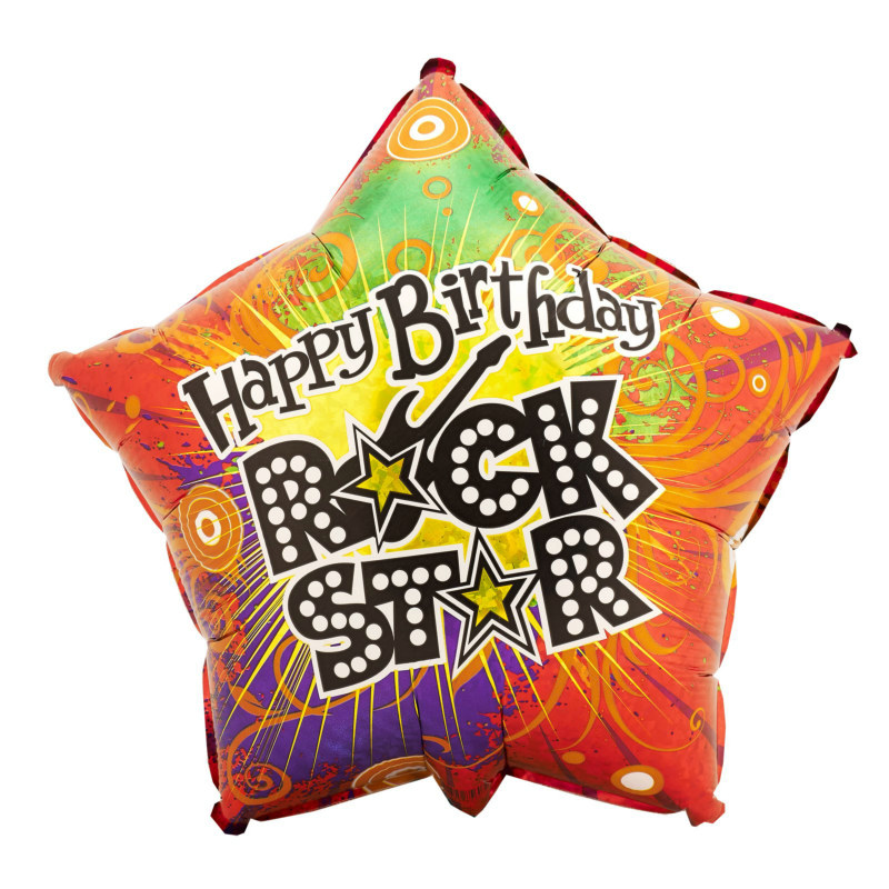 Rock Star 18" Foil Balloon