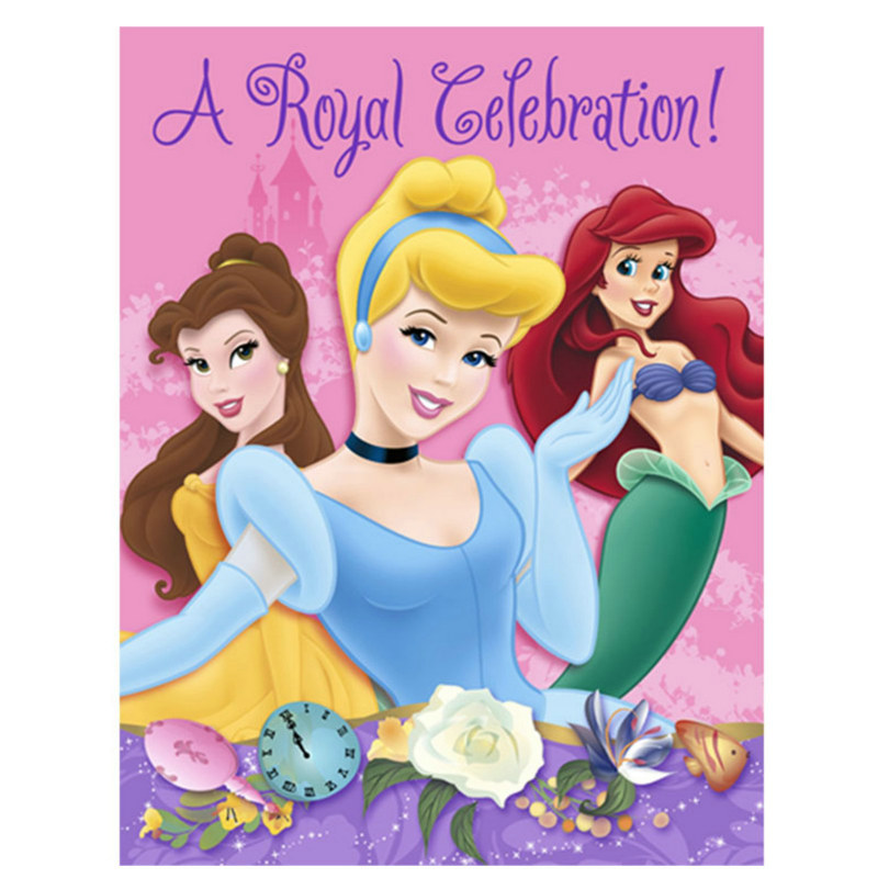 Disney Princess Dreams Invitations (8 count)