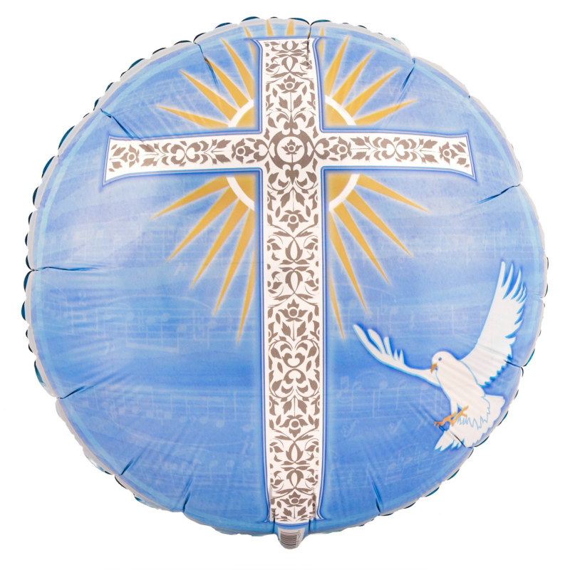 Bless Blue 18" Foil Balloon