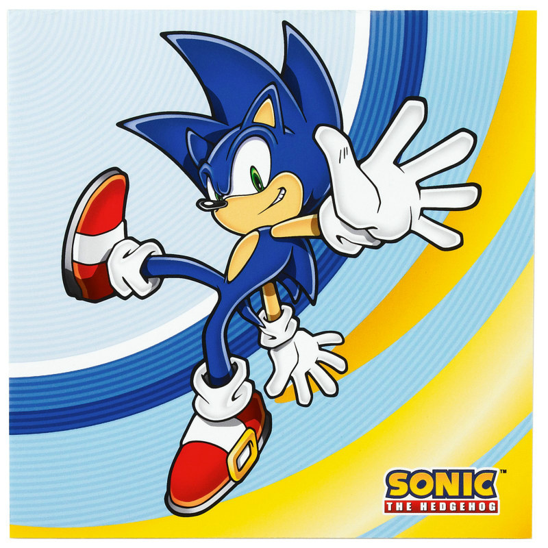 Sonic the Hedgehog Lunch Napkins (16 count)