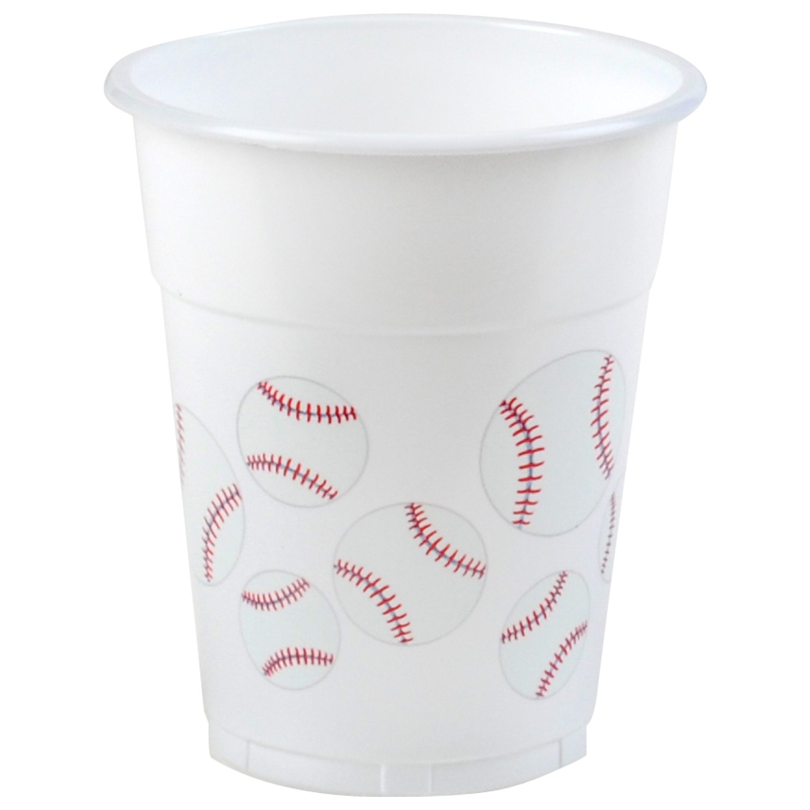 Baseball Fan - 14 oz. Plastic Cups (8 count)