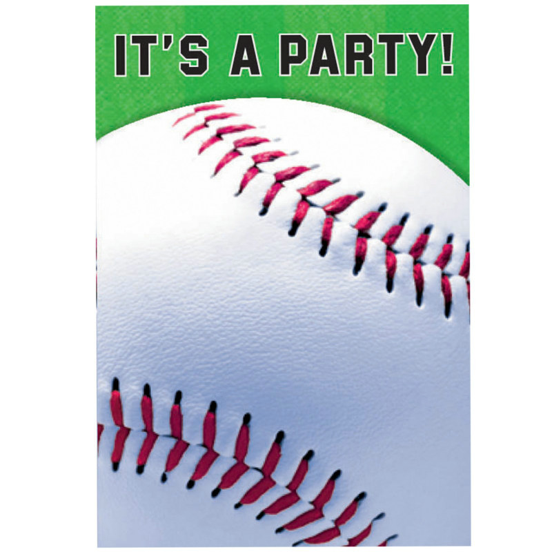 Baseball Invitations (8 count)