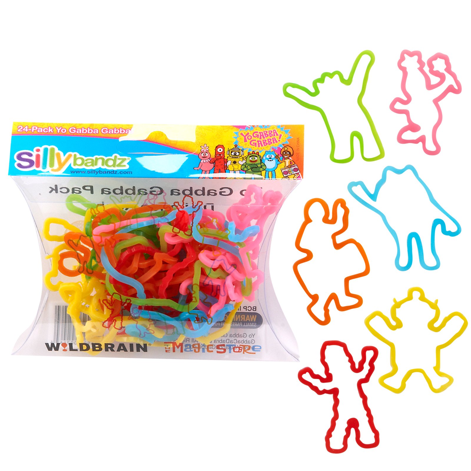 Yo Gabba Gabba Assorted Silly Bandz (24 count)