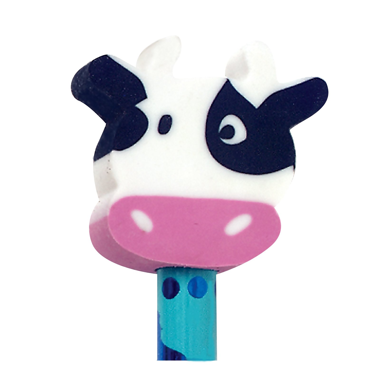 Cow Eraser Toppers (8 count)