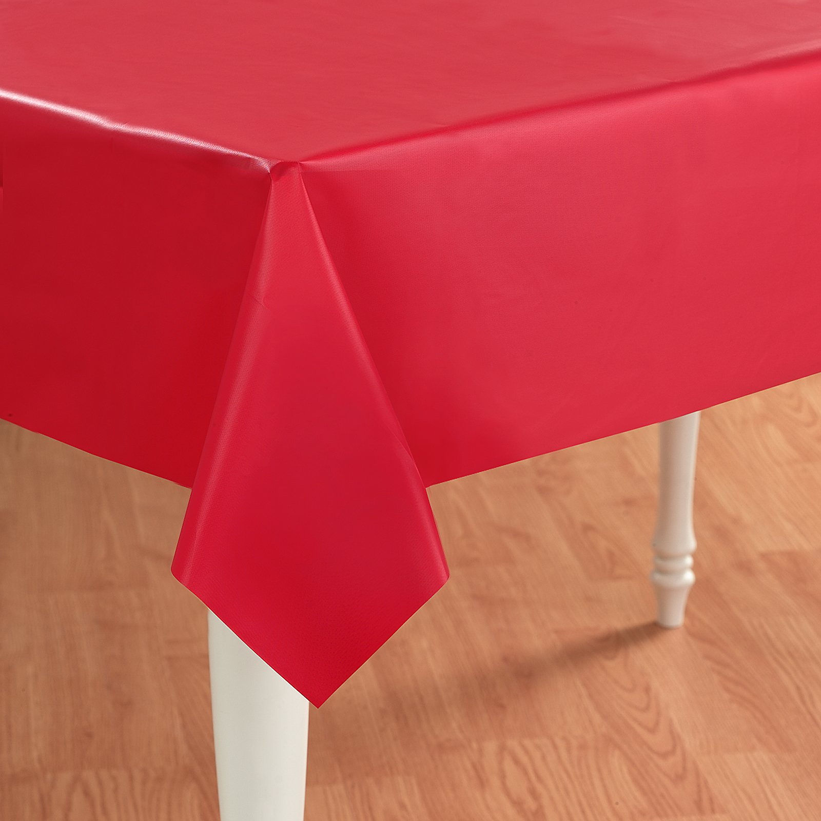 Classic Red (Red) Plastic Tablecover