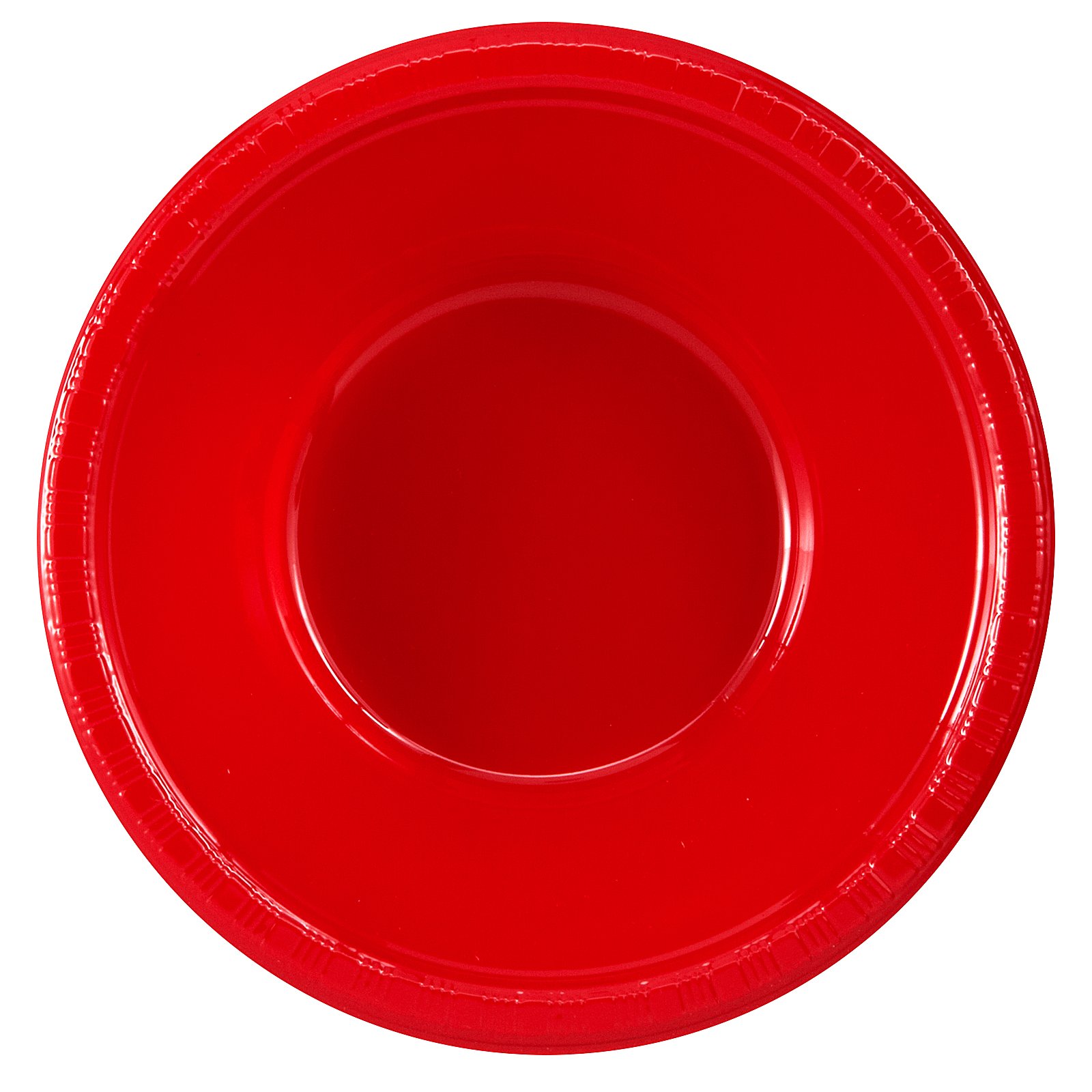 Classic Red (Red) Plastic Bowls (20 count)