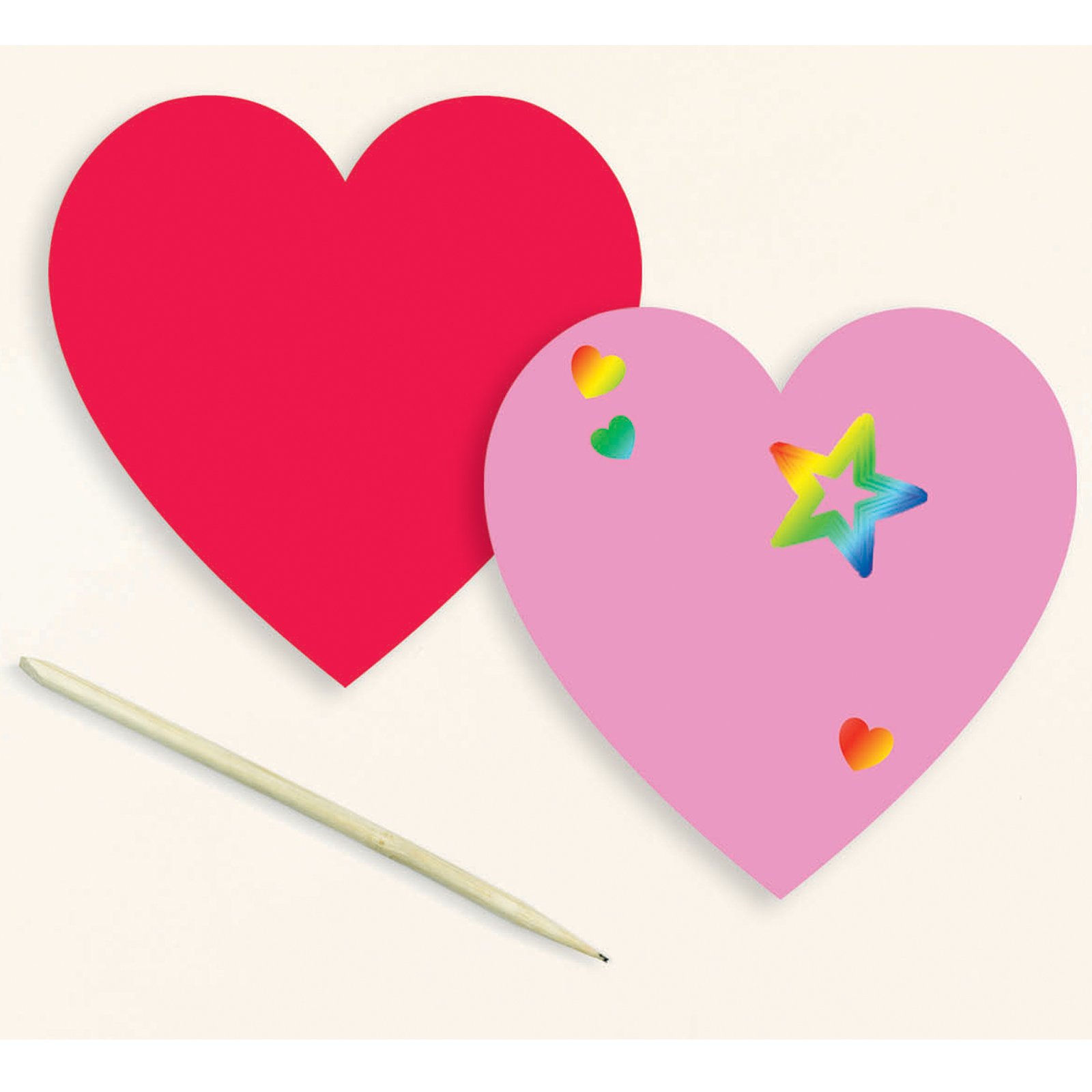 Scratch and Draw Hearts