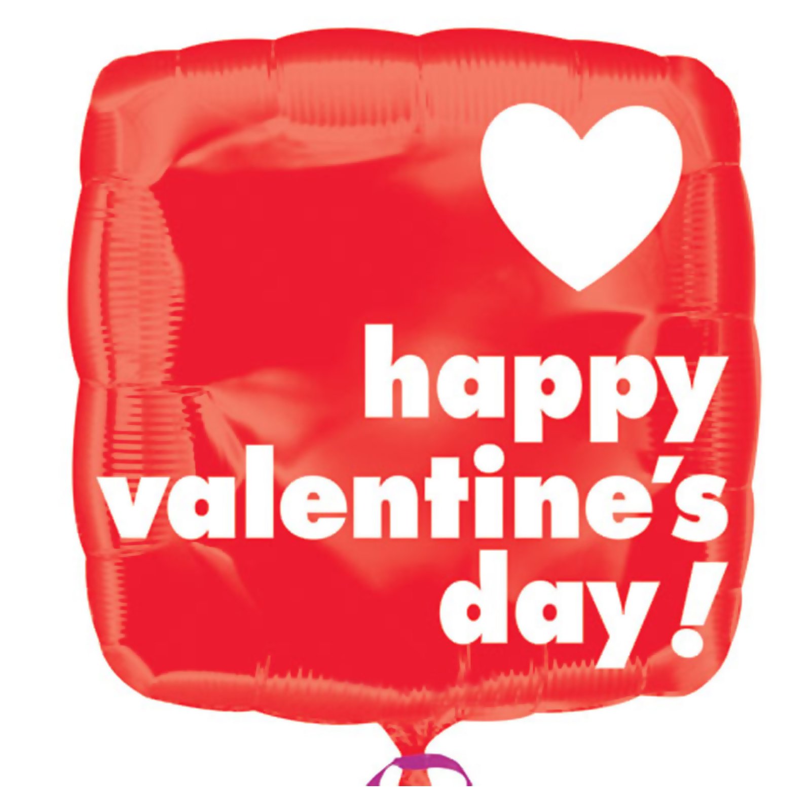 Valentine Square 18" Foil Balloon