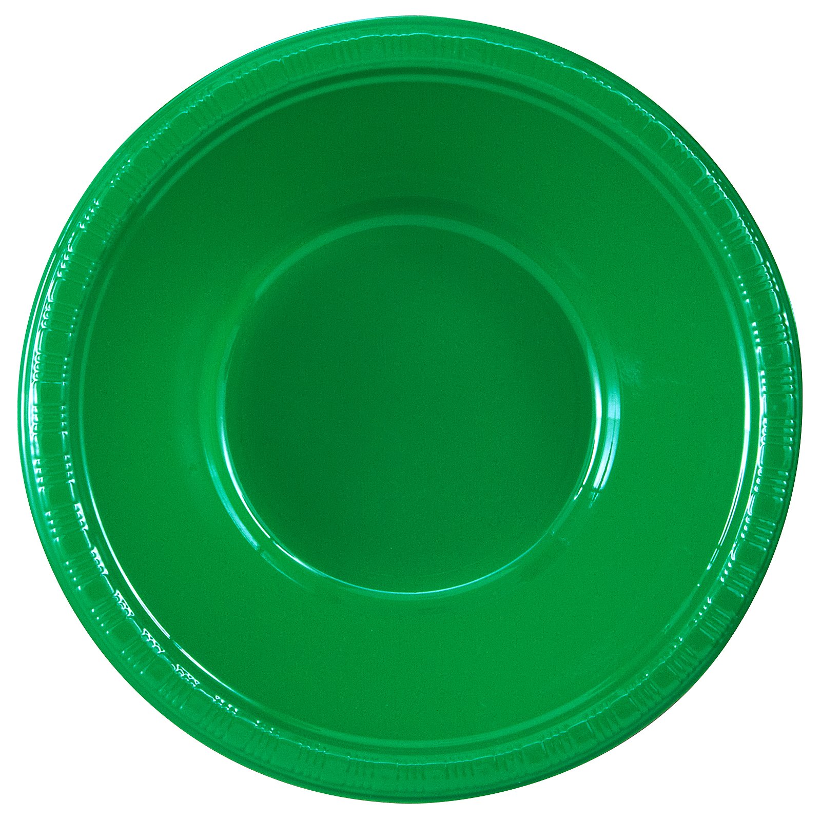 Emerald Green (Green) Plastic Bowls (20 count)