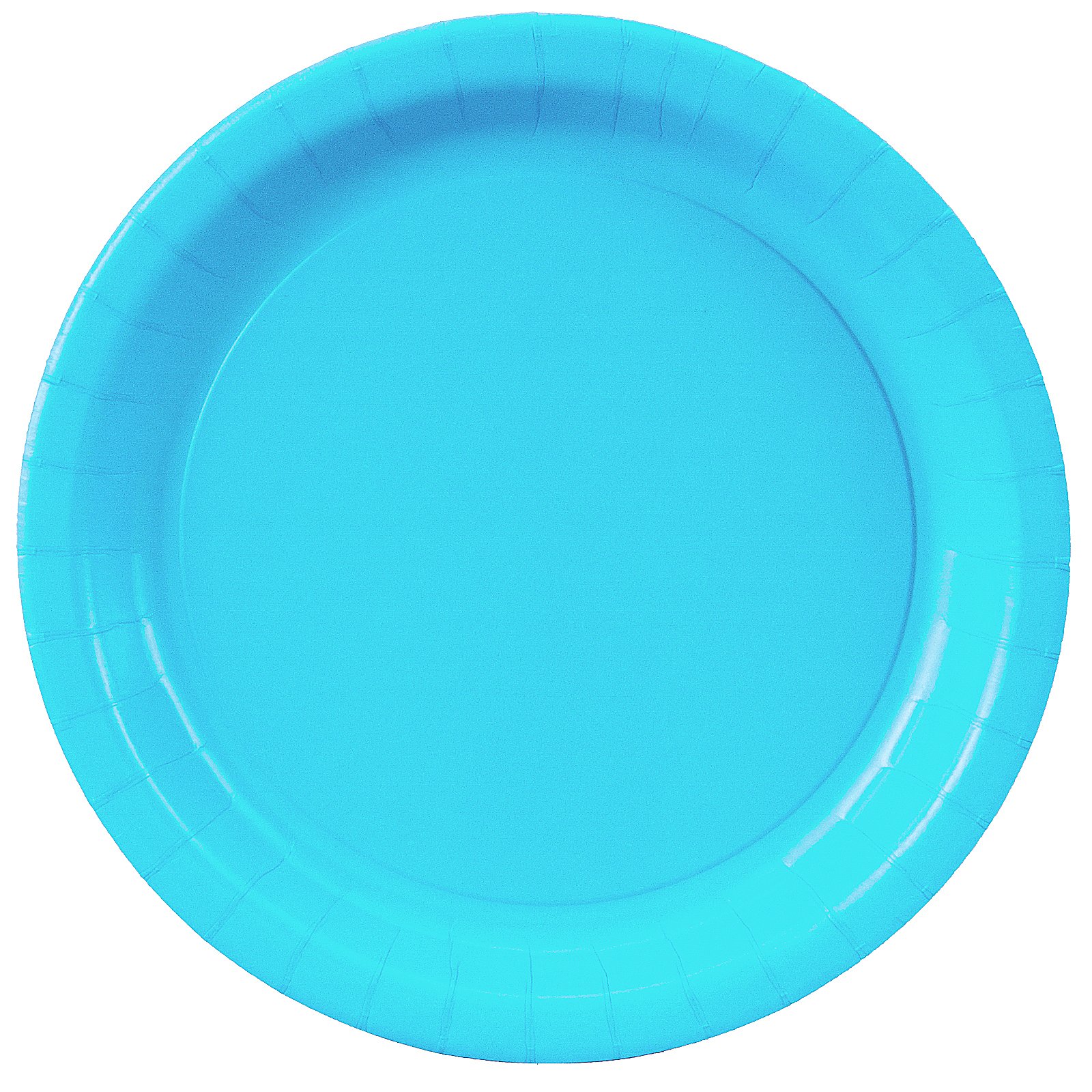 Bermuda Blue (Turquoise) Paper Dinner Plates (24 count)