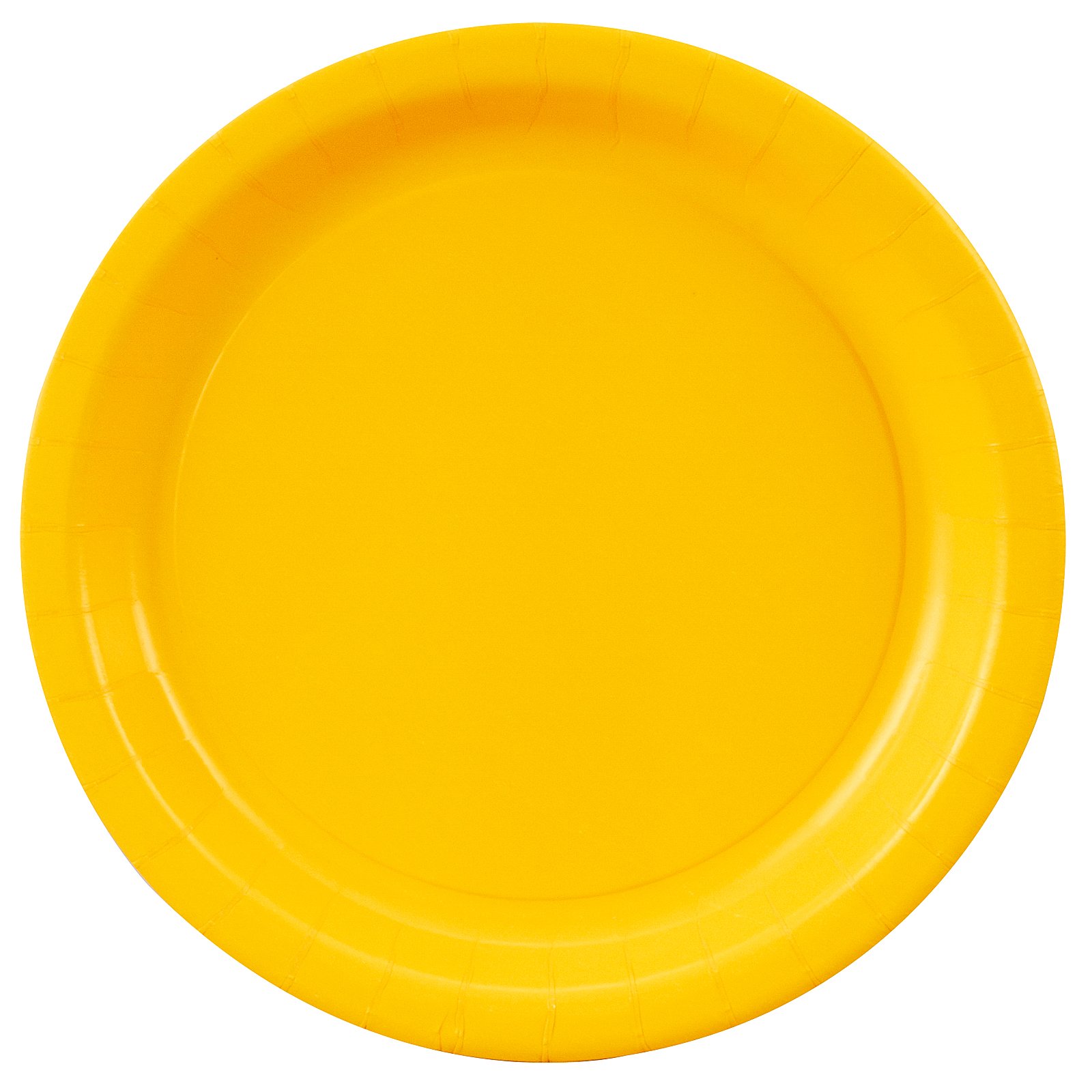 School Bus Yellow (Yellow) Dinner Plates (24 count)