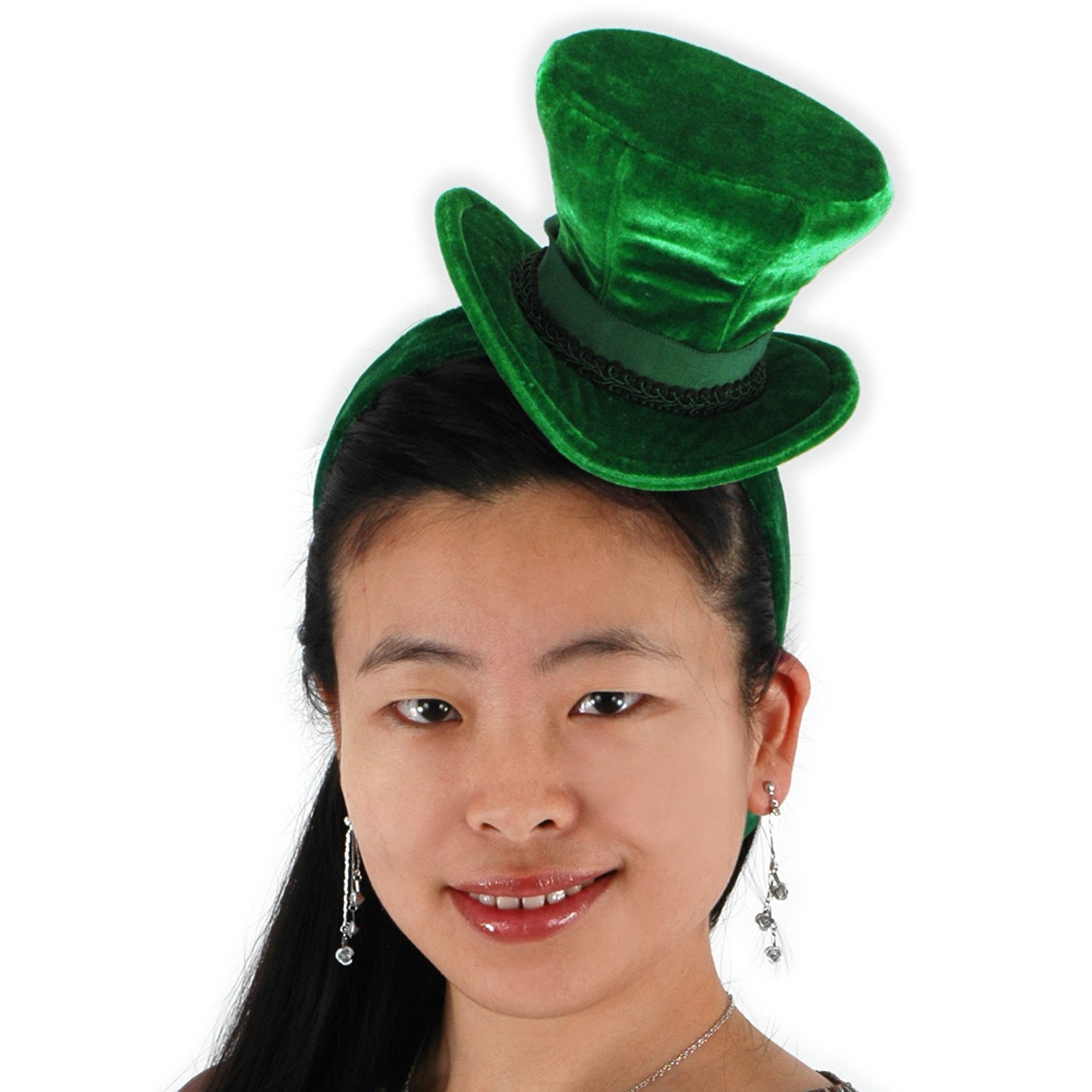 Green Cocktail Top Hat Headband