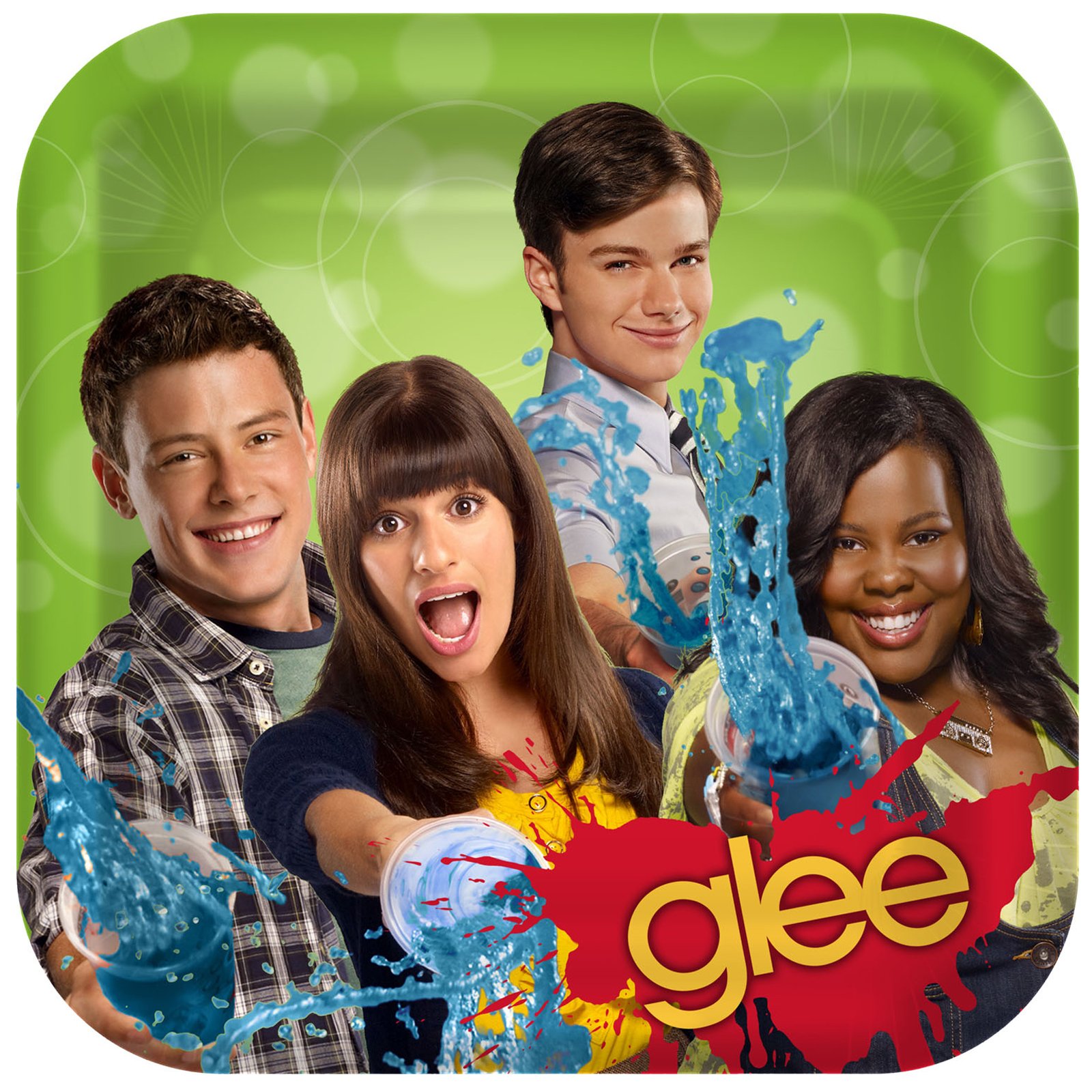 Glee Square Dinner Plates (8 count)