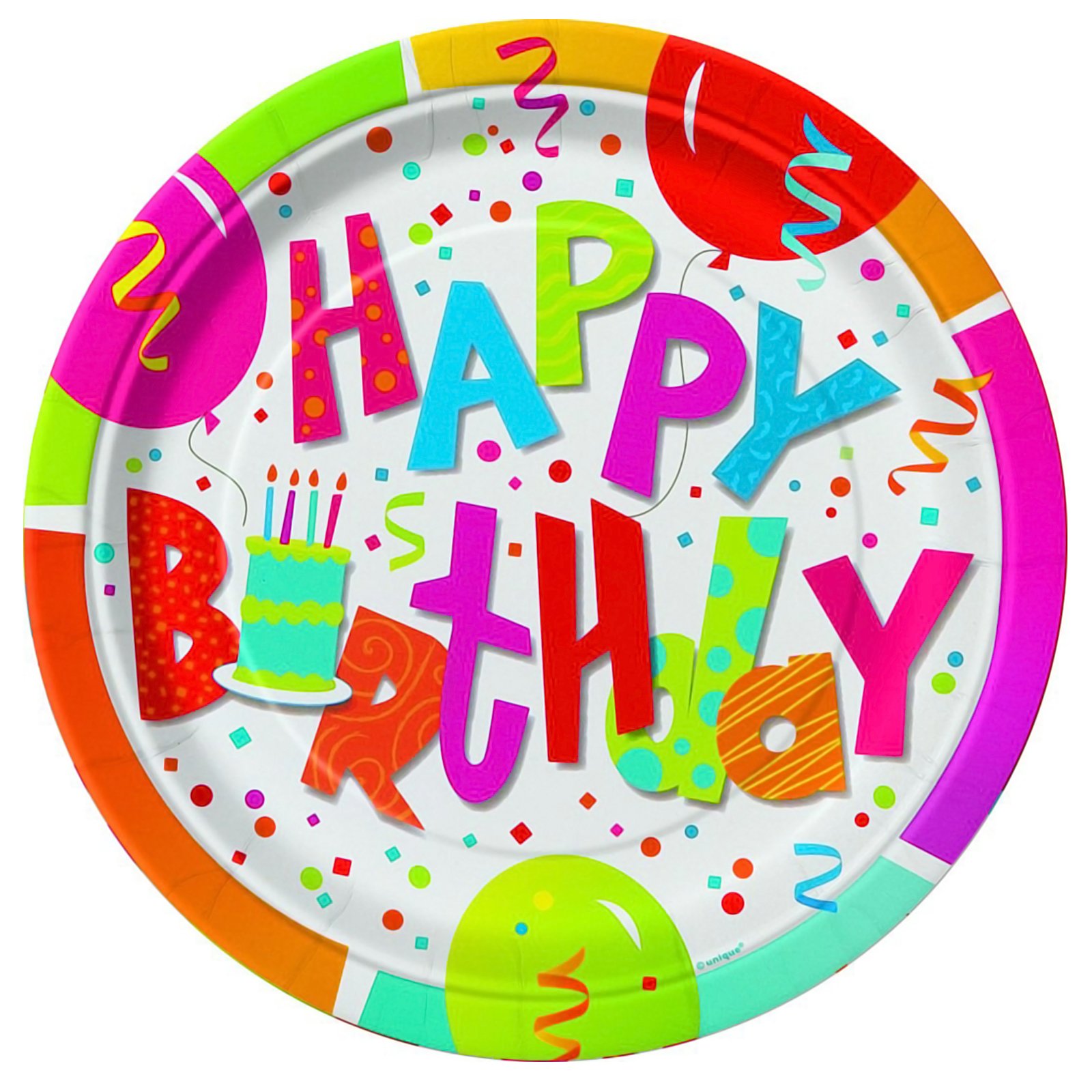 Birthday Jamboree Dessert Plates (8 count)