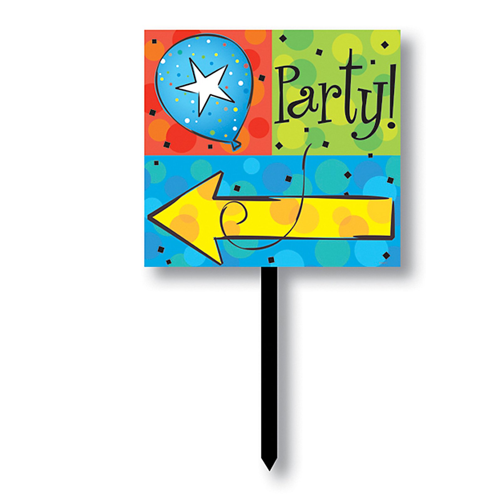 Cake Celebration Directional Yard Sign