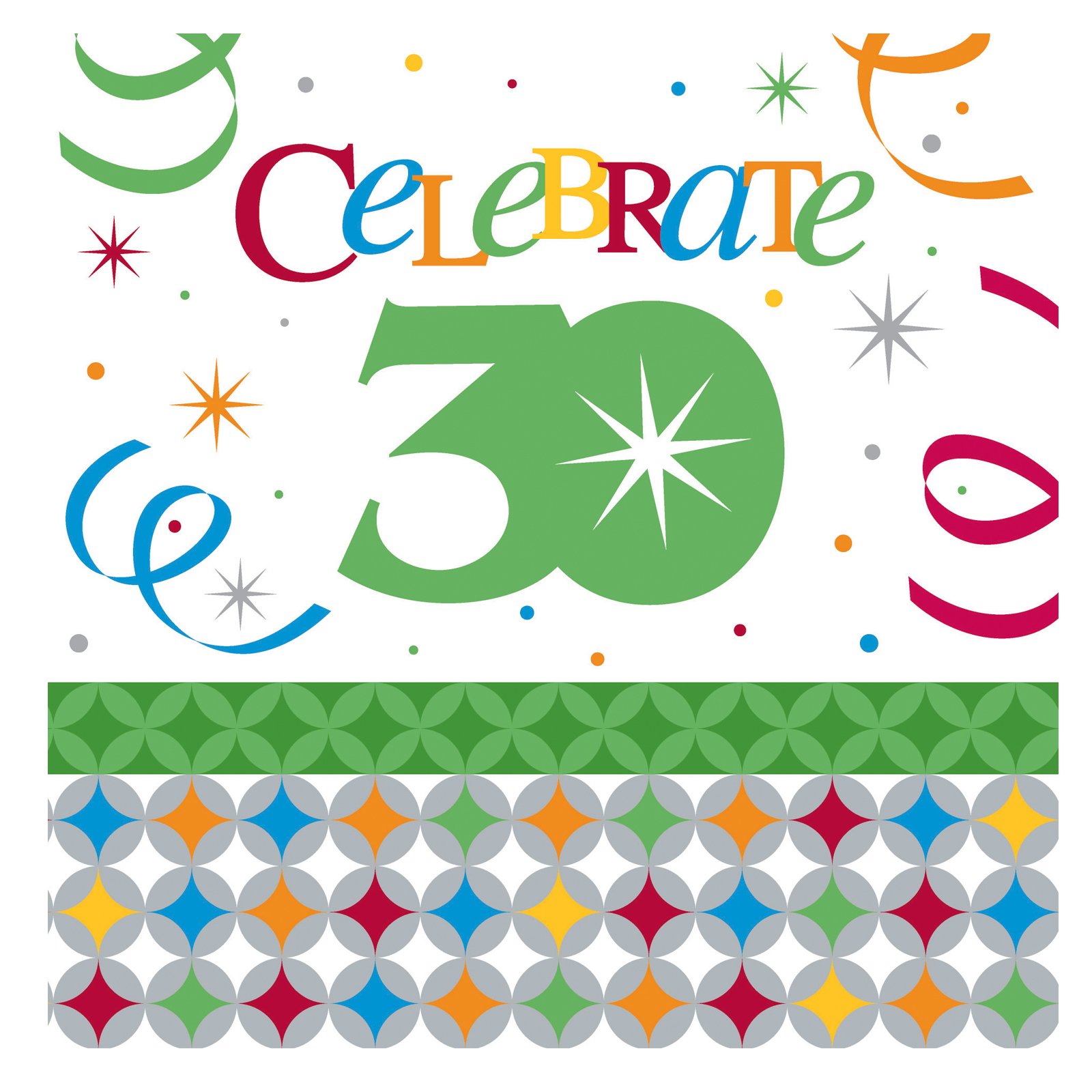 Celebrate In Style 30 Lunch Napkins (16 count)