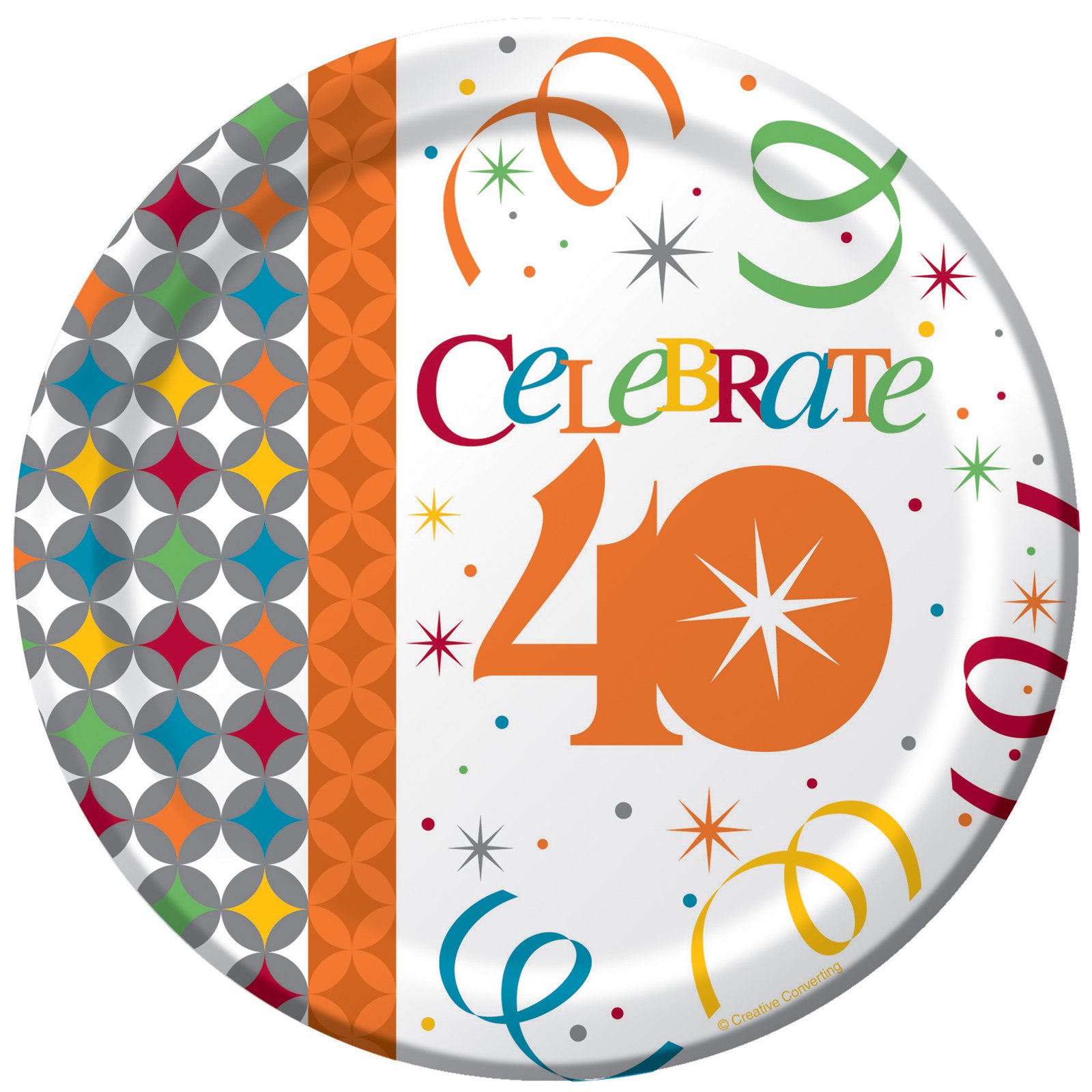 Celebrate In Style 40 Dessert Plates (8 count)