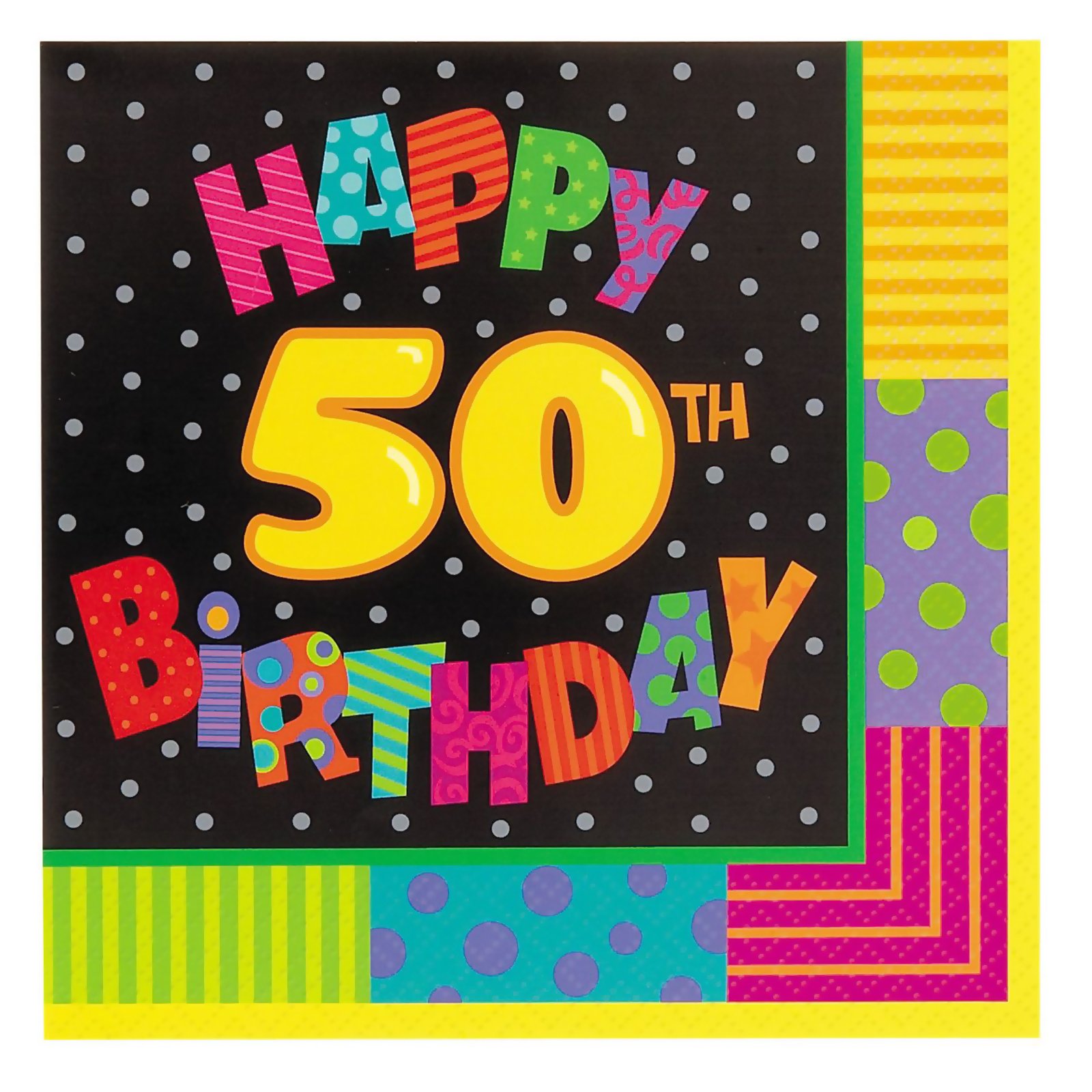 Infinite Birthday 50 Lunch Napkins (16 count)