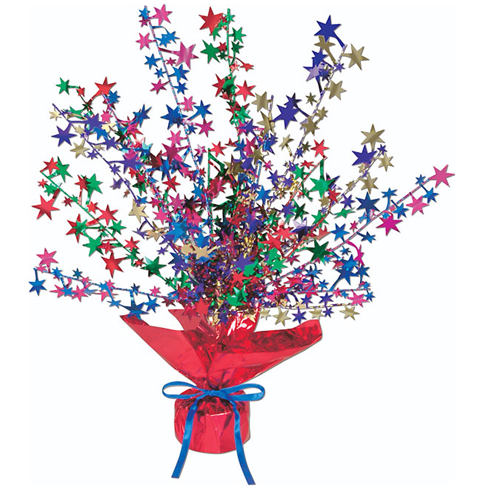 Multi Color Star Gleam 'N Burst Centerpiece