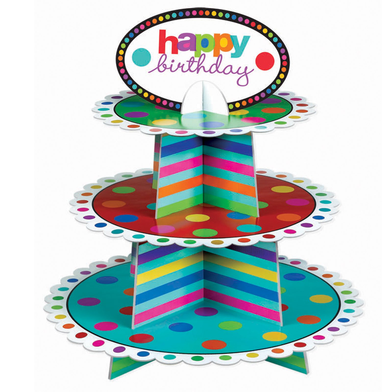 Birthday Cupcake Stand