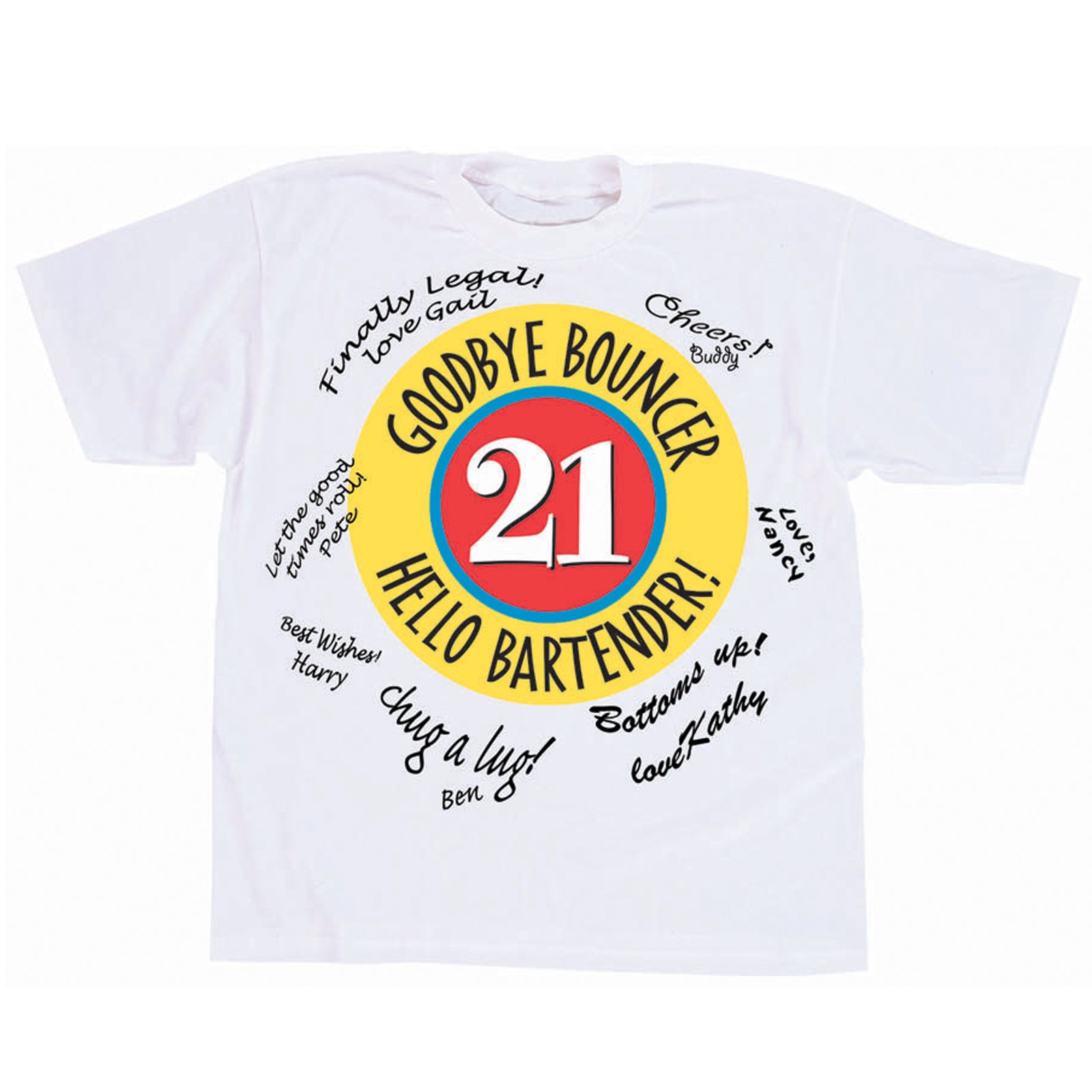 21st Birthday Autograph T-Shirt