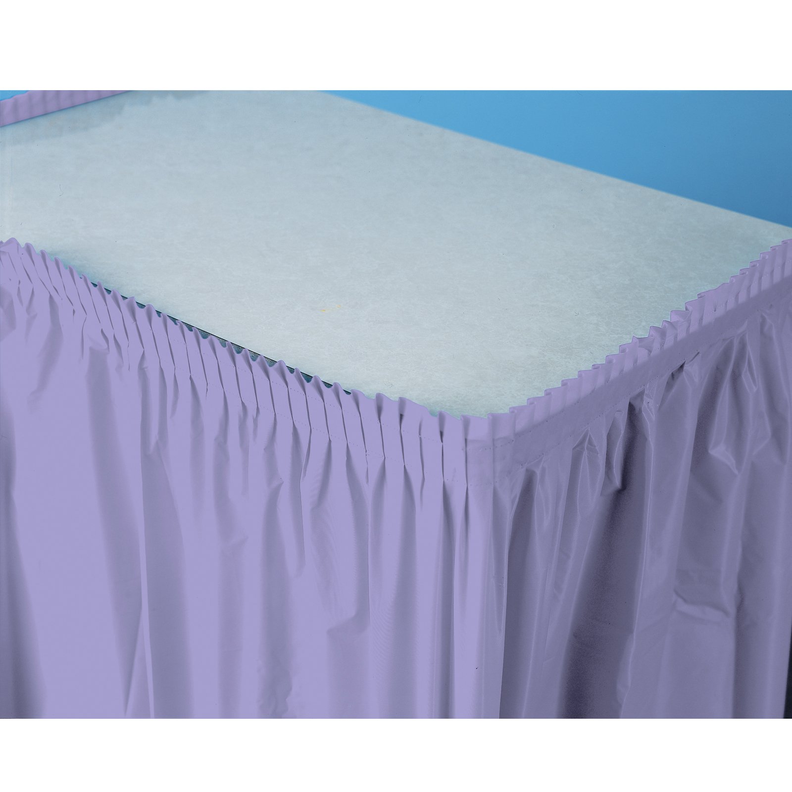 Luscious Lavender (Lavender) Plastic Table Skirt