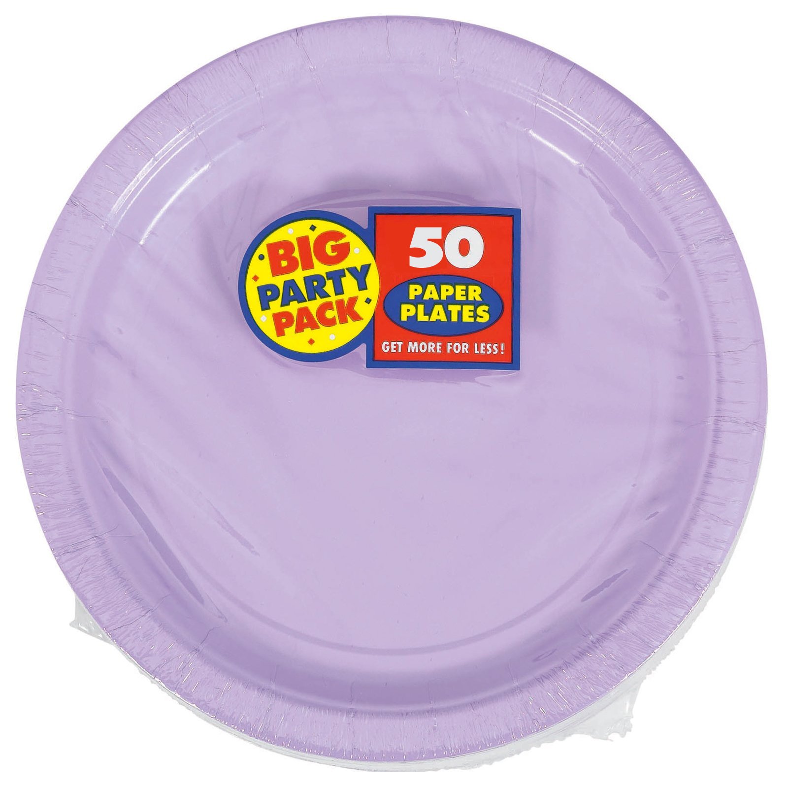 Lavender Big Party Pack - Dessert Plates (50 count)