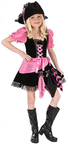 Kid's Pink Pirate Costume