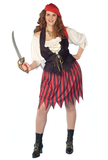 Buccaneer Bride Plus Size Adult Costume